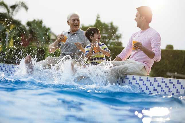 Swimming Pool at Ananda Crown Mohali